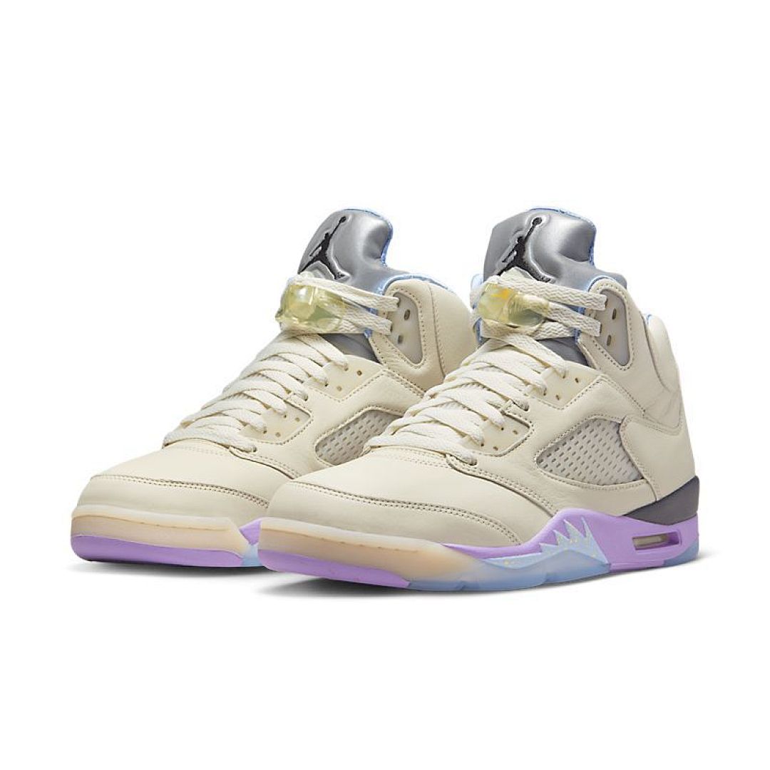 jordan air jordan 5 retro - Vainilla Azul Morado