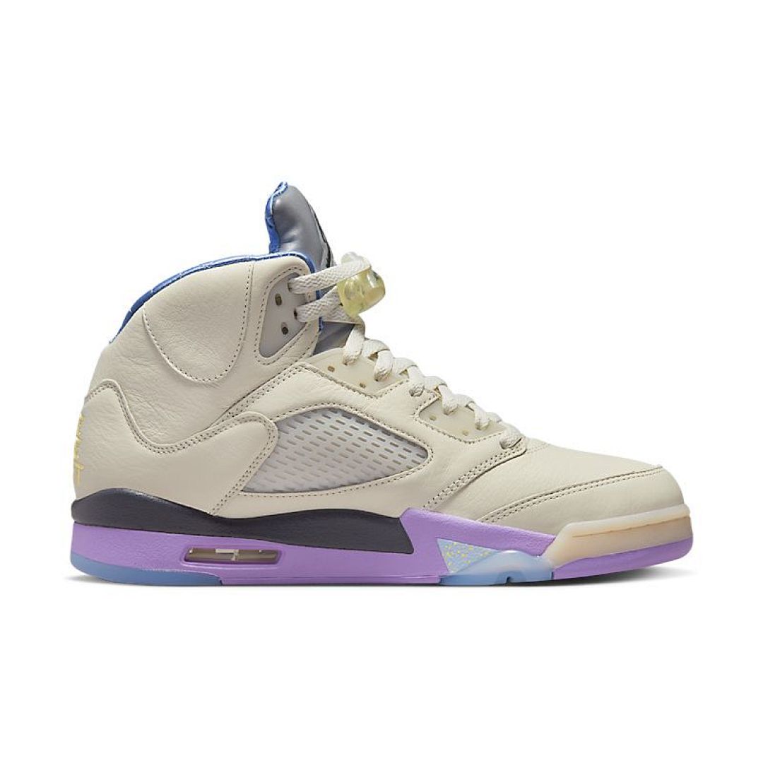 jordan air jordan 5 retro - Vainilla Azul Morado