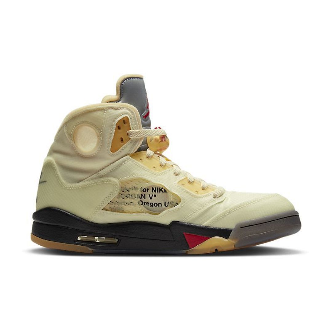 jordan air jordan 5 retro - Vainilla Negro Amarillo