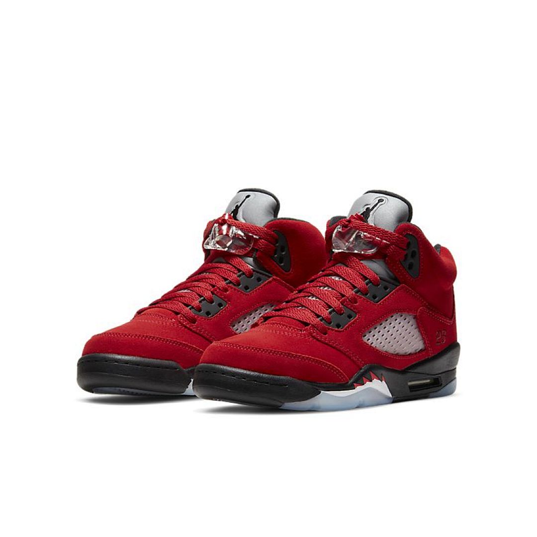 jordan air jordan 5 retro - Rojo Blanco Negro