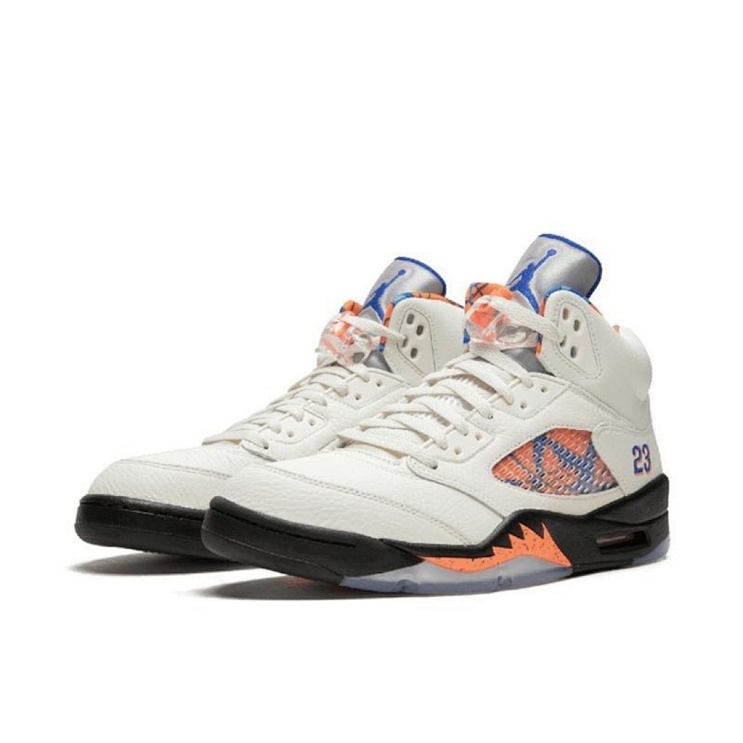 jordan air jordan 5 retro - Vainilla Naranjo Negro