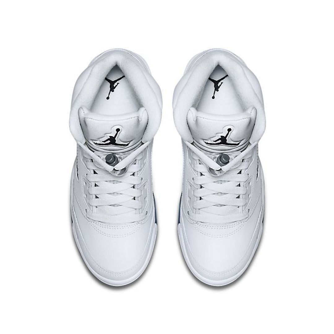jordan air jordan 5 retro - Blanco Celeste Azul