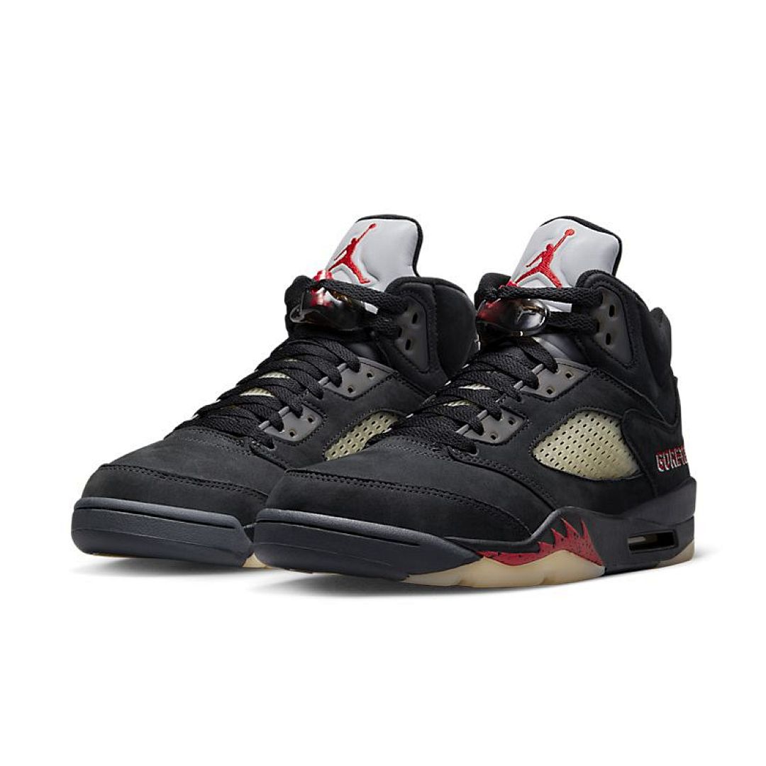 jordan air jordan 5 retro - Negro Blanco Rojo