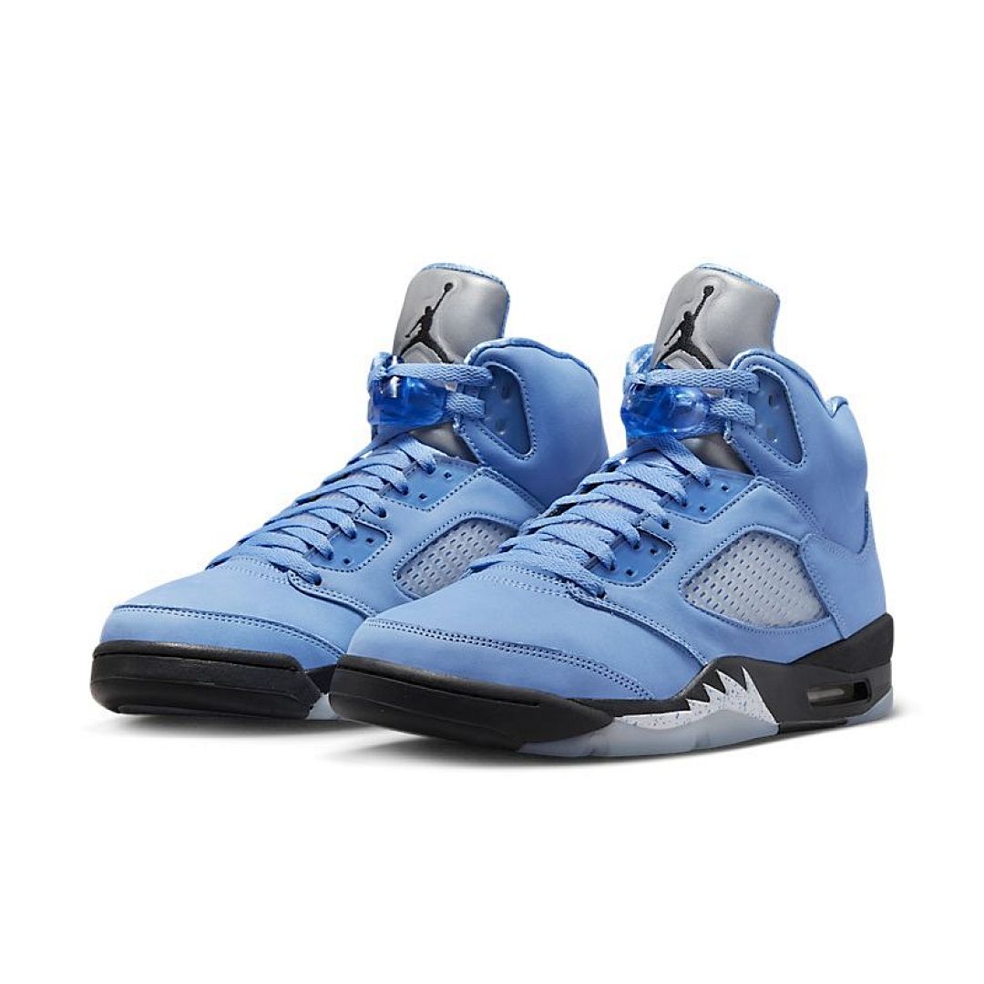 jordan air jordan 5 retro - Azul Negro Blanco