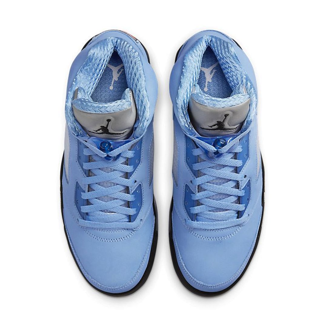 jordan air jordan 5 retro - Azul Negro Blanco