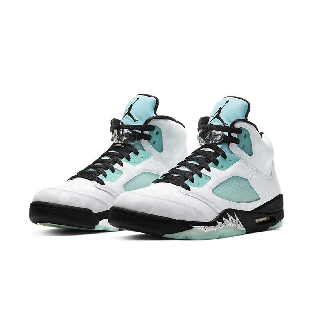 jordan air jordan 5 retro - Blanco Negro Menta