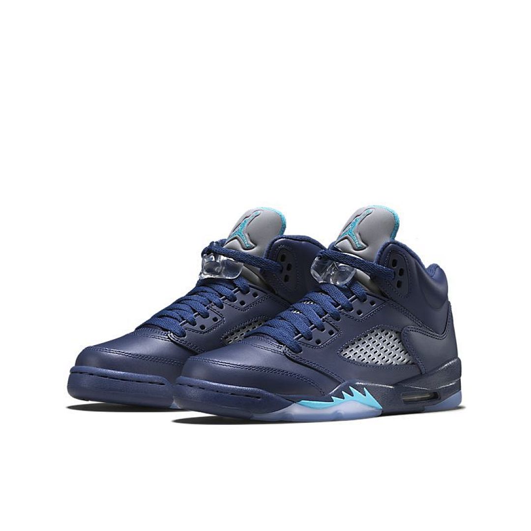 jordan air jordan 5 retro - Azul Negro Cyan