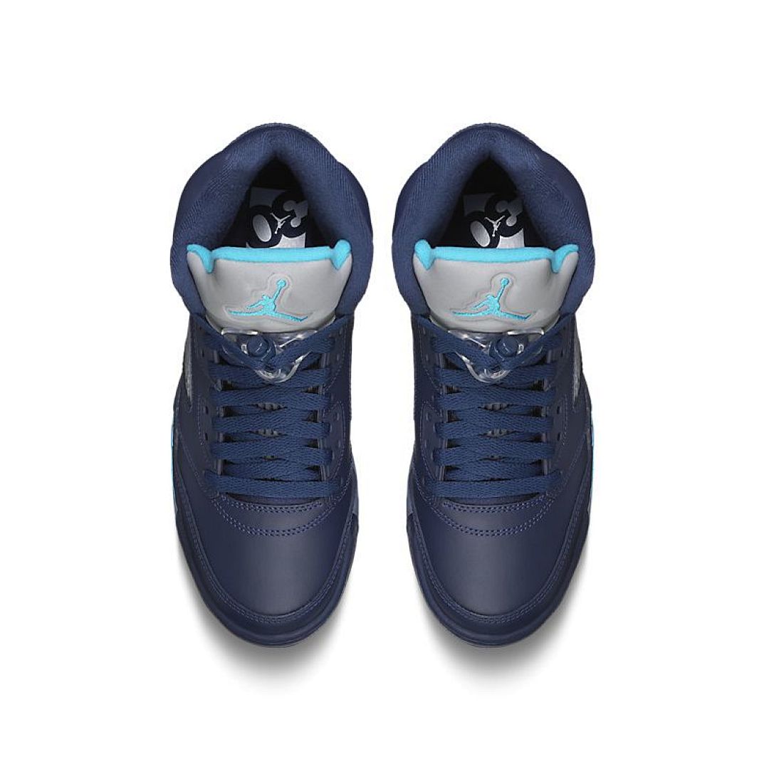 jordan air jordan 5 retro - Azul Negro Cyan